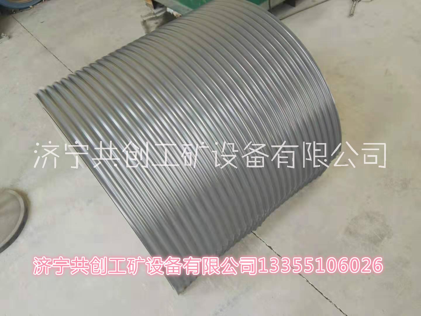 廠家定做弧形彩鋼瓦    礦用輸送機(jī)防雨罩