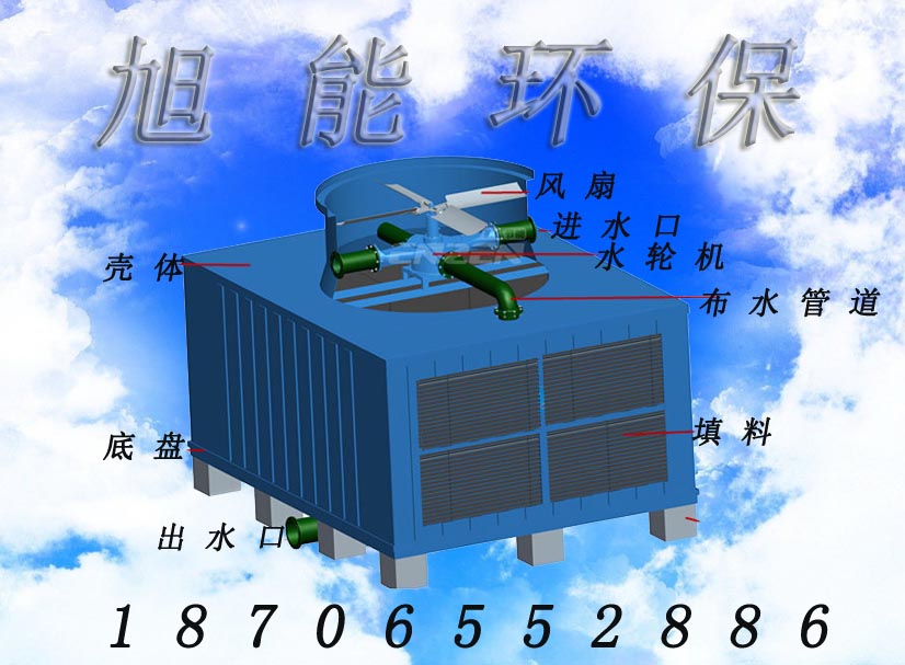 鋼制水輪機(jī)冷卻塔可定制 玻璃鋼水輪機(jī)有現(xiàn)貨