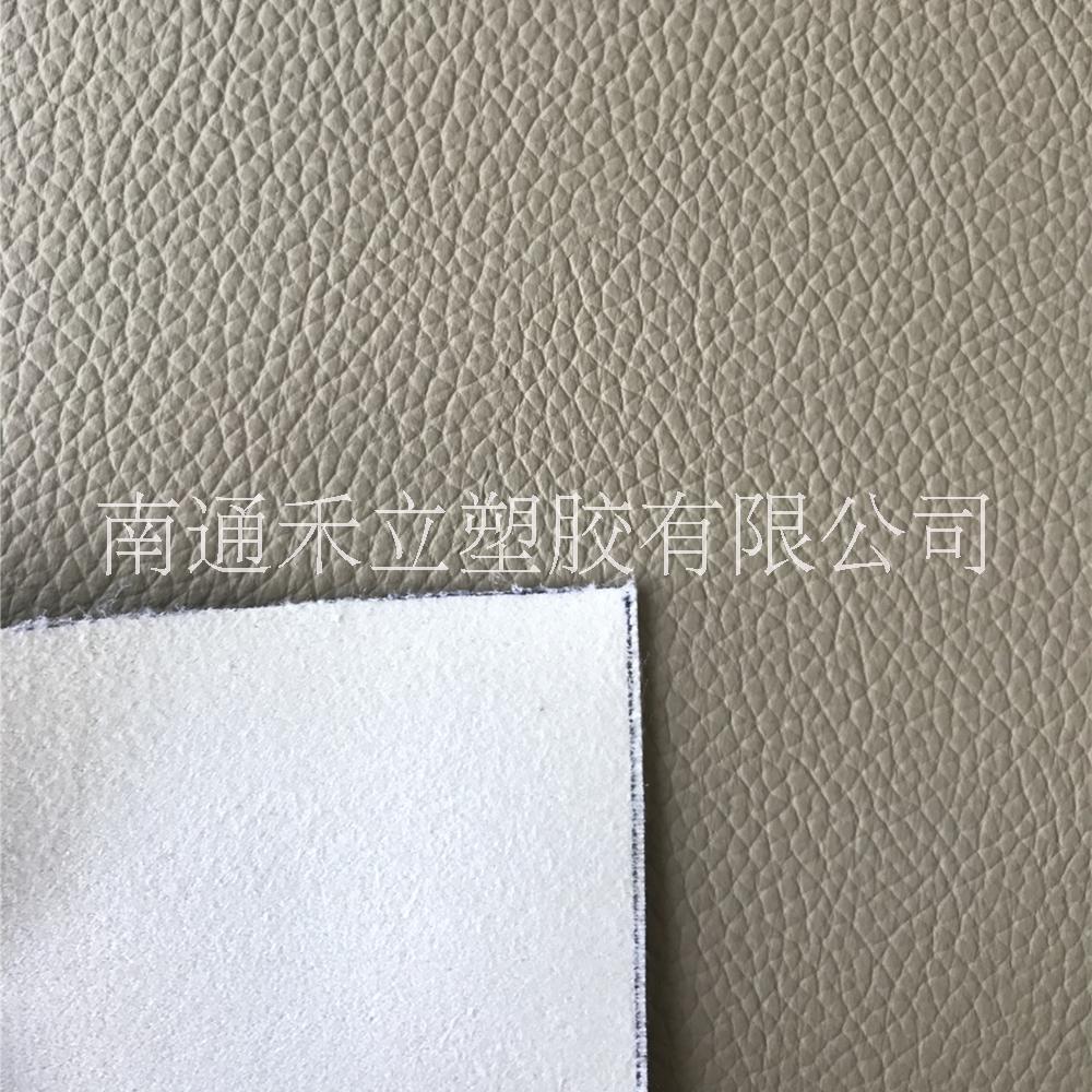 供應麂皮絨底pvc汽車革 一等品
