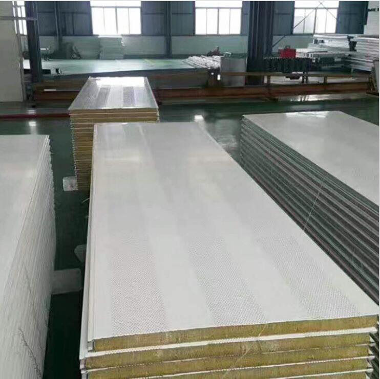 自產(chǎn)自銷廠家供應(yīng)庫房隔音板定制商場隔音板長方形玻璃棉聲屏障