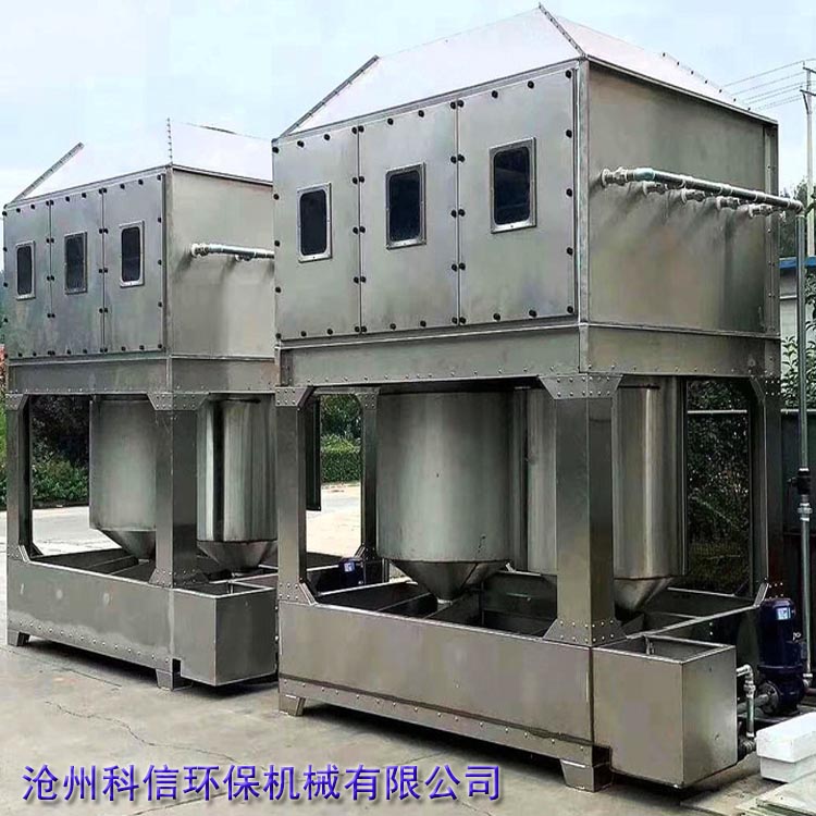 不銹鋼氣旋噴淋塔 酸堿廢氣凈化塔