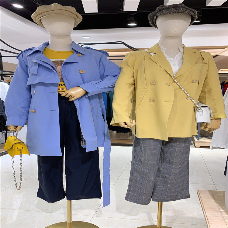 20年夏款品牌【帕蒂秀】大碼女裝折扣尾貨廠家，直播間爆款