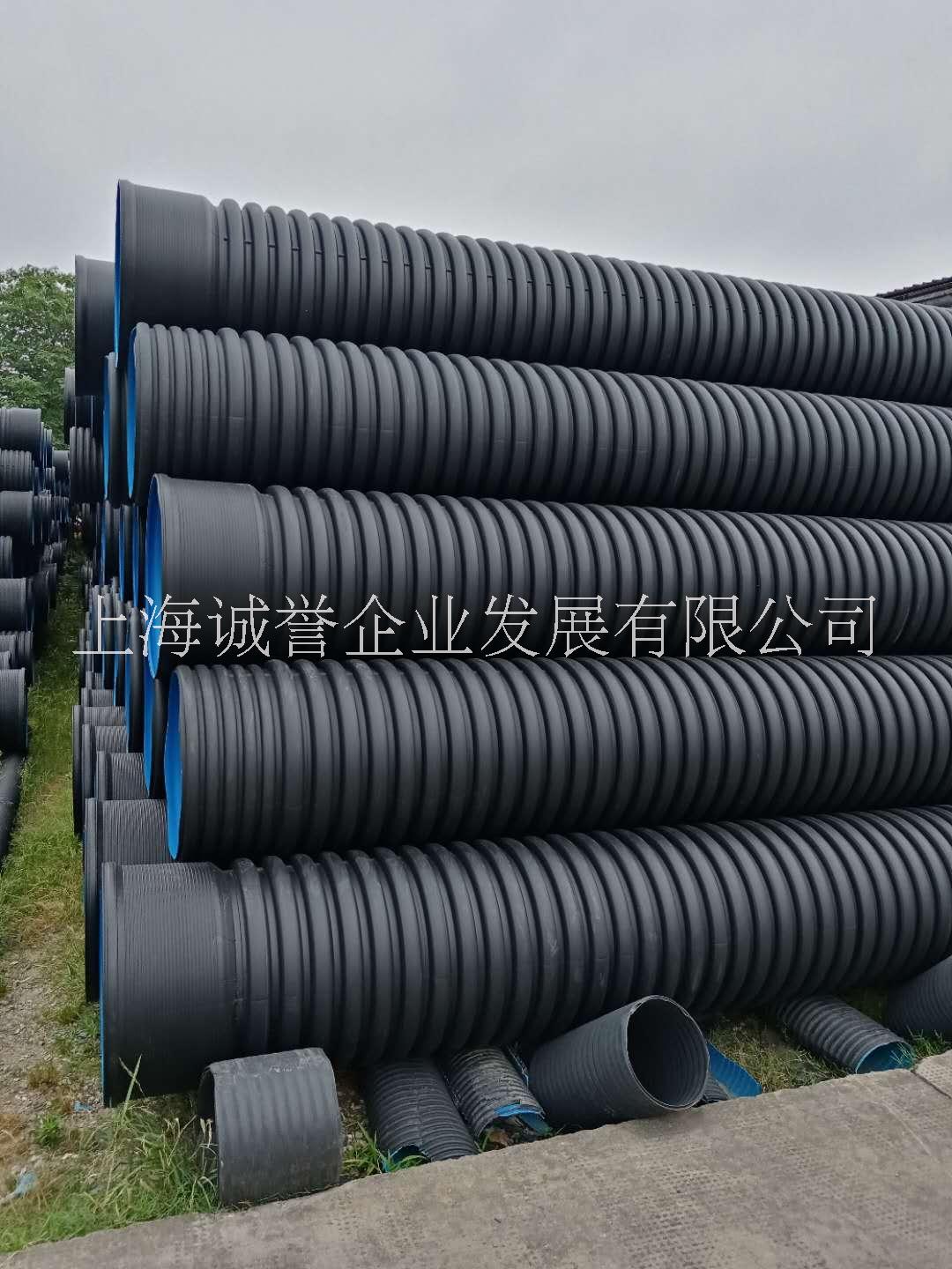 HDPE雙壁波紋管 HDPE雙壁波紋管埋地排污管市政