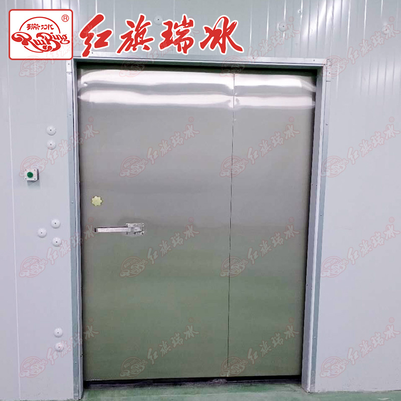 天津紅旗冷庫(kù)門(mén) 304#不銹鋼電動(dòng)冷庫(kù)門(mén)冷庫(kù)平移門(mén)定制廠家