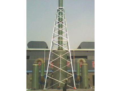 鋼制四角煙囪塔架-天信塔業(yè)-廠家直銷