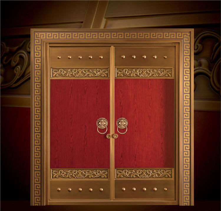 新中式銅門定做廠家 銅大門 四合院銅門 河南銅門廠家直銷 銅門設(shè)計 制作