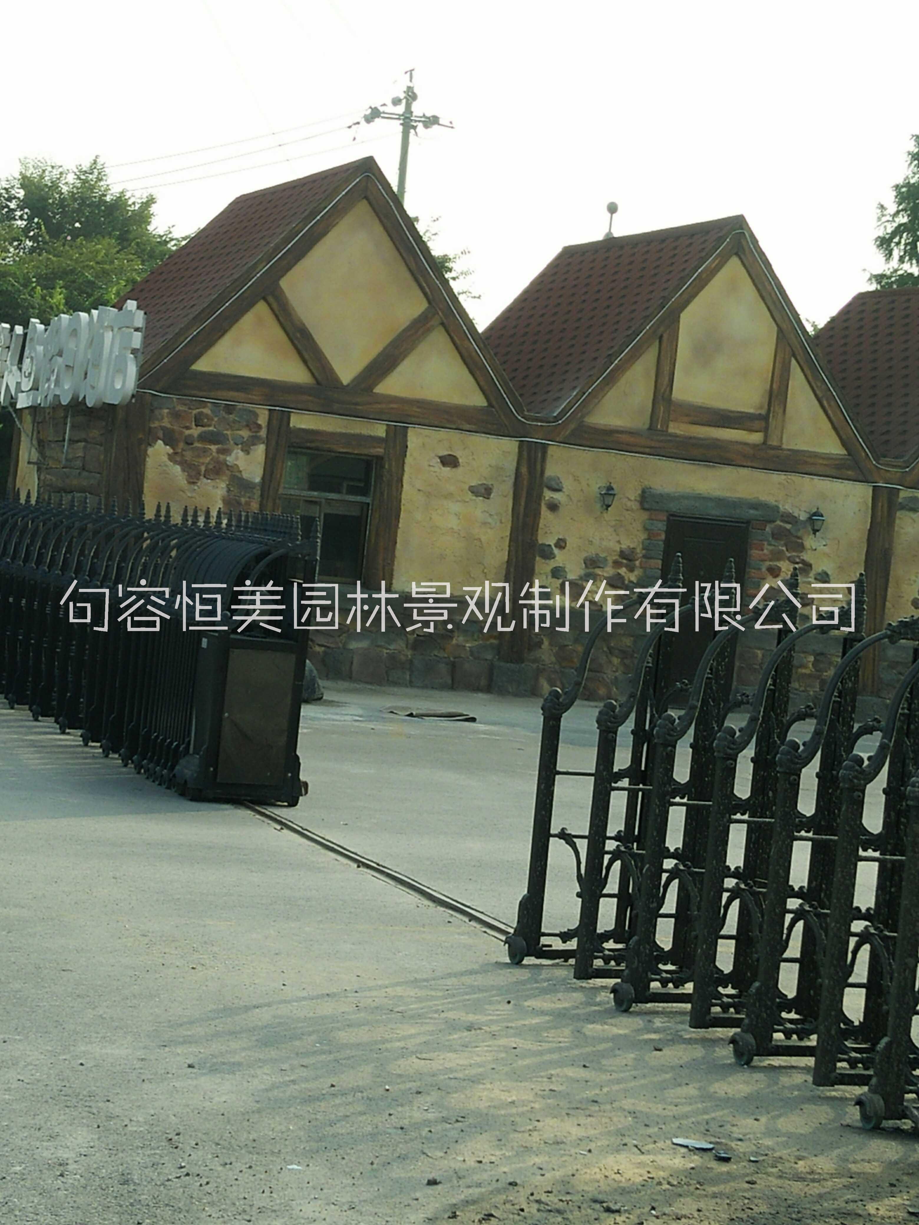 塑石藝術(shù)墻面的制作藝術(shù)展示