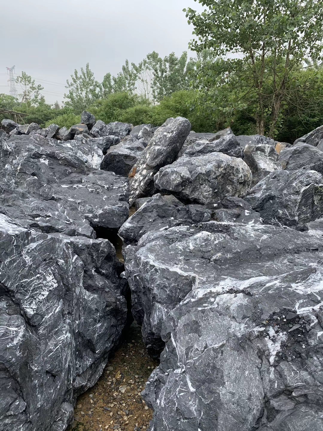 園林景觀黑山石 江西黑山石 天然黑山石批發(fā)