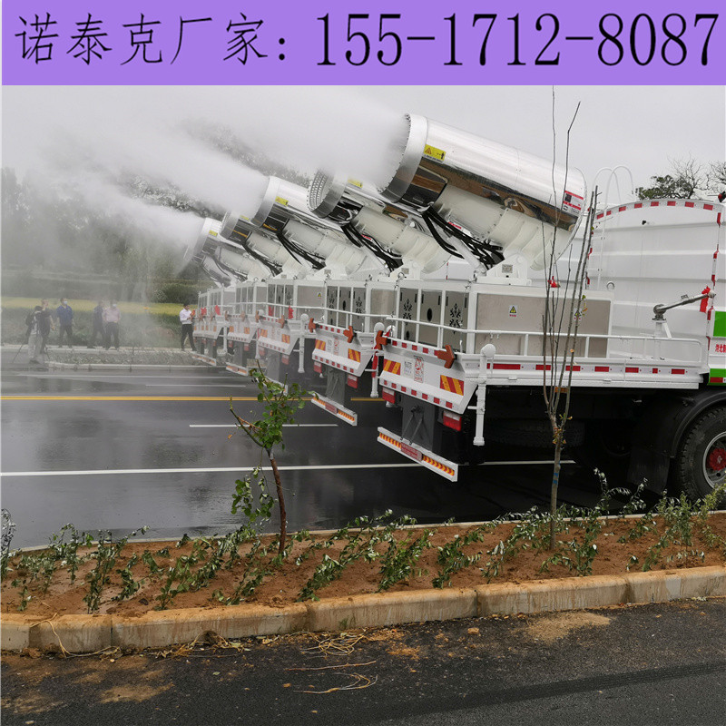 滑雪場一機多用人工造雪機 抑塵除霾工地灑水霧炮機廠家