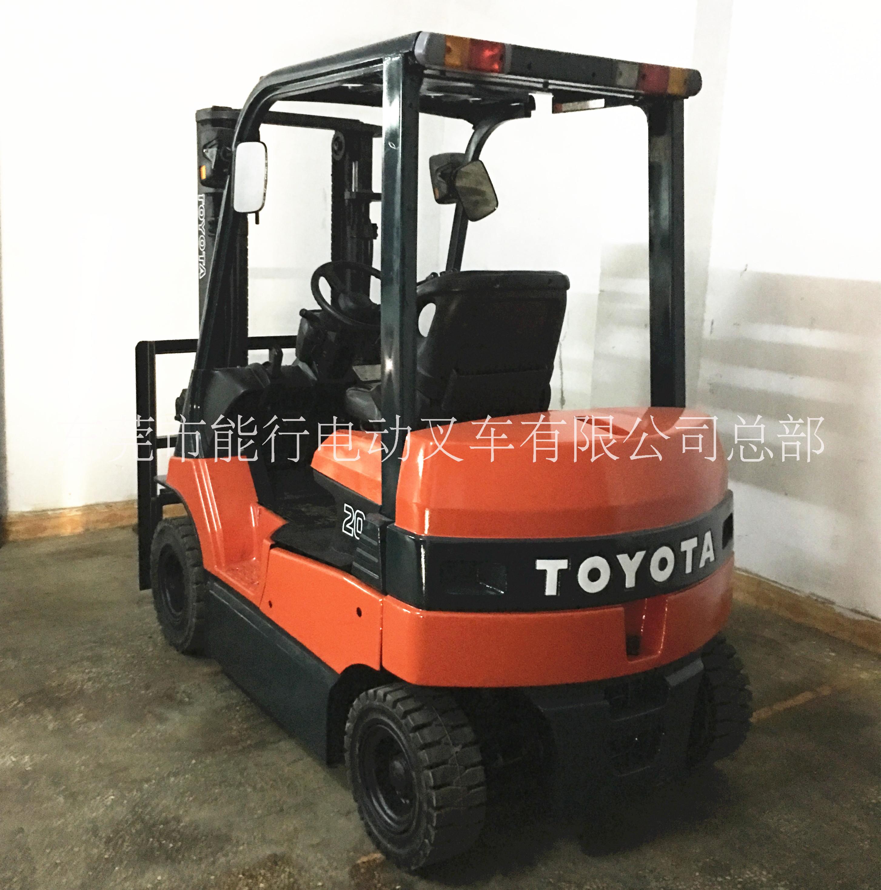 進口二手豐田電動叉車2噸叉車升高3米