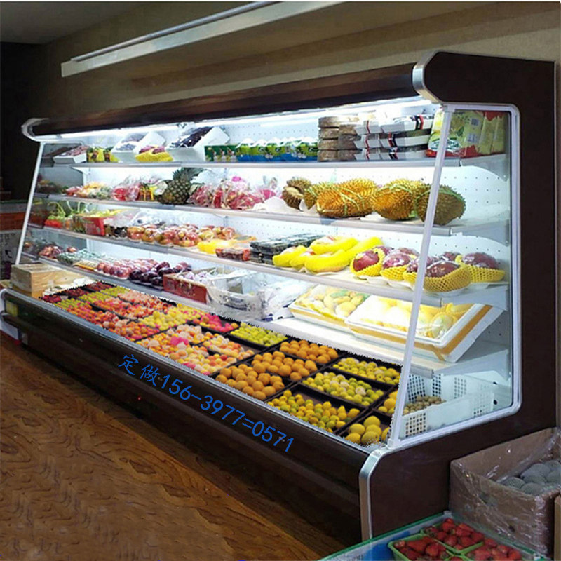 河南水果超市風幕柜一對一定做可以嗎