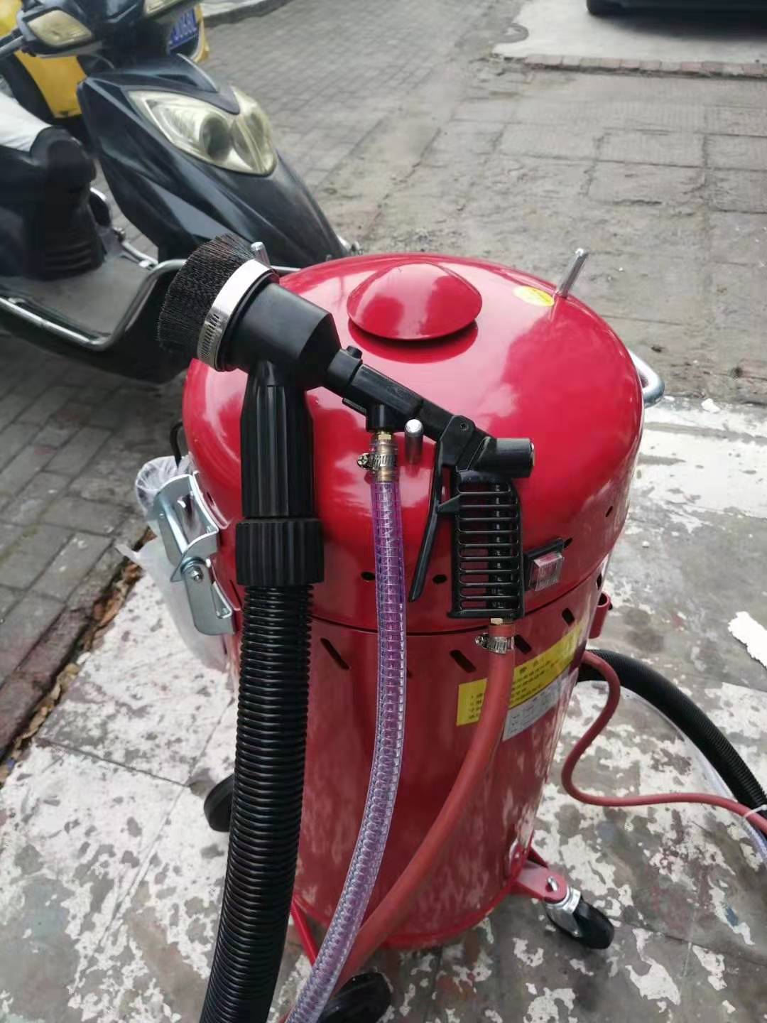 小型 雕刻、除銹回收式移動式噴砂機