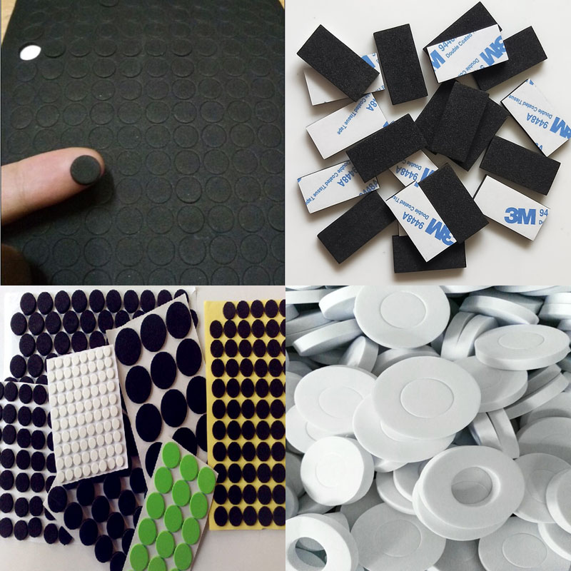 EVA腳墊廠家批發(fā)防震防滑EVA泡棉膠墊 防火阻燃泡沫腳墊帶膠海綿墊片定制