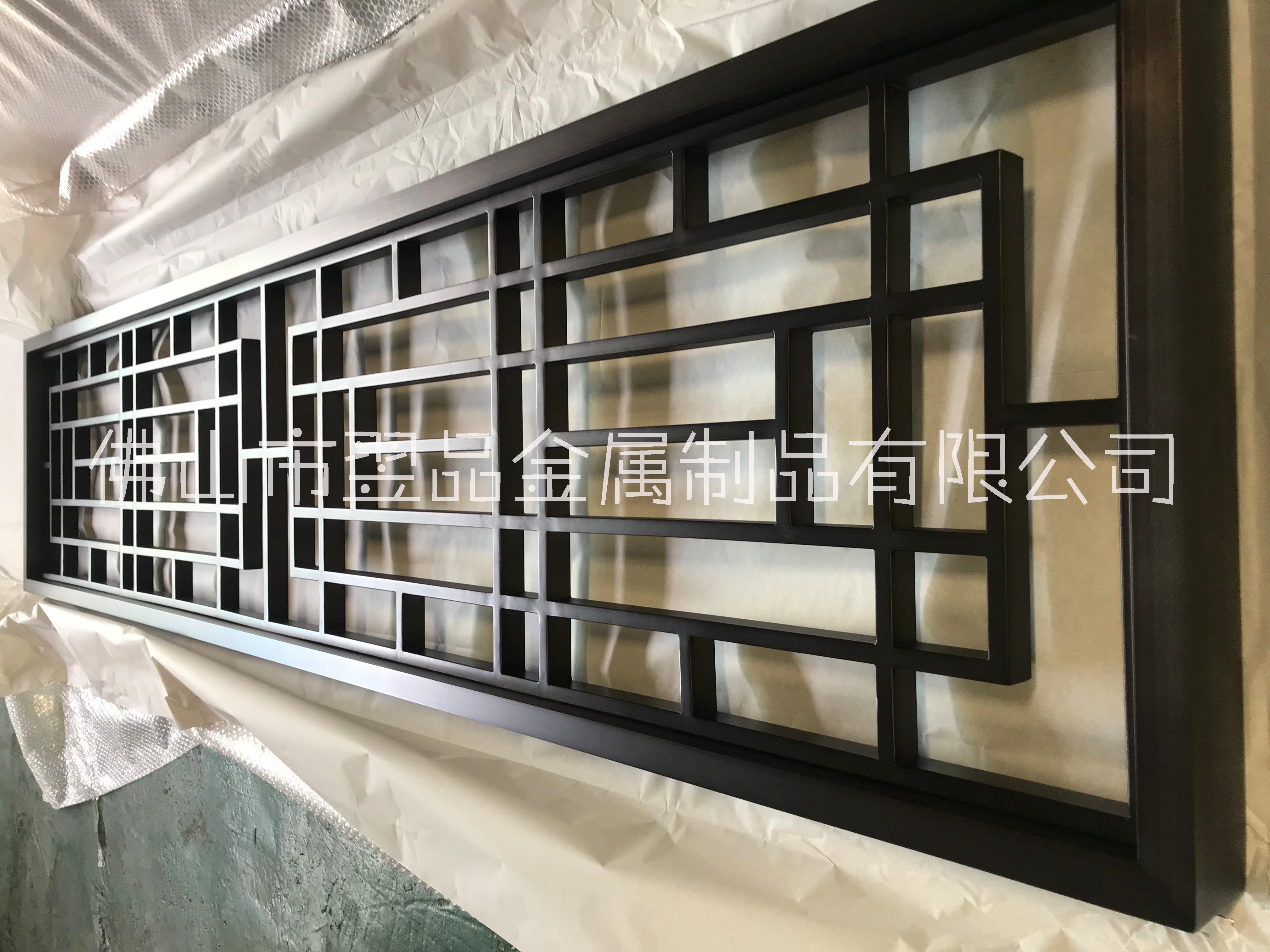 黑鈦屏風(fēng) 酒店大堂屏風(fēng)  玫瑰金