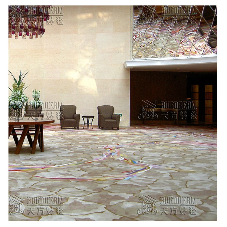 2020年北京地毯廠直銷現(xiàn)代酒店羊毛地毯，可打樣