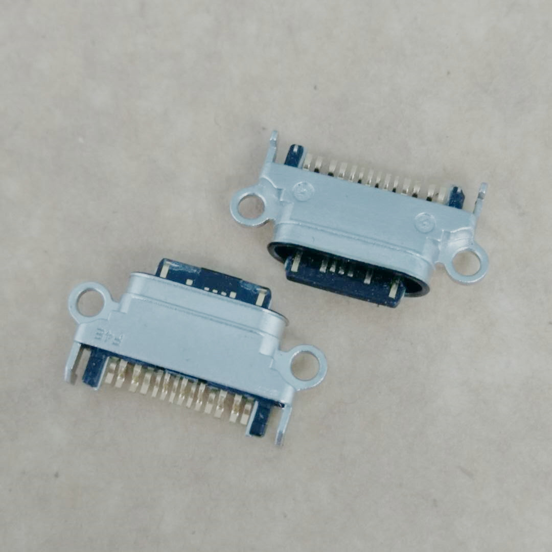 OPPO R19手機(jī)尾插 TYPE-C 3.1 14P母座 帶定位孔 縮口式 舌片外露