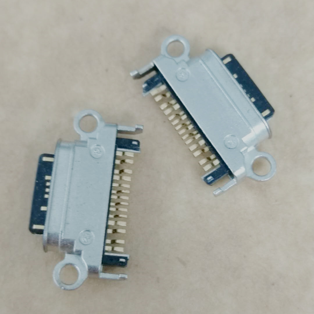 OPPO R19手機(jī)尾插 TYPE-C 3.1 14P母座 帶定位孔 縮口式 舌片外露