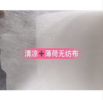 廠家批量生產(chǎn)薄荷清涼無(wú)紡布