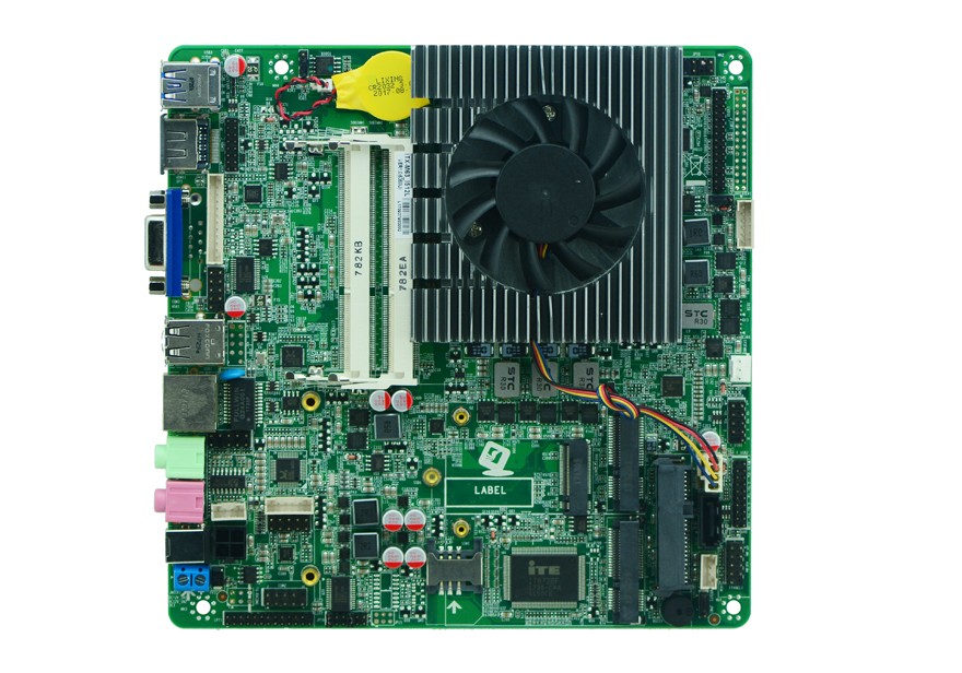 新品 I5 6360U主板 Mini itx集成CPU 支持4K高清 雙核2COM DIY電腦