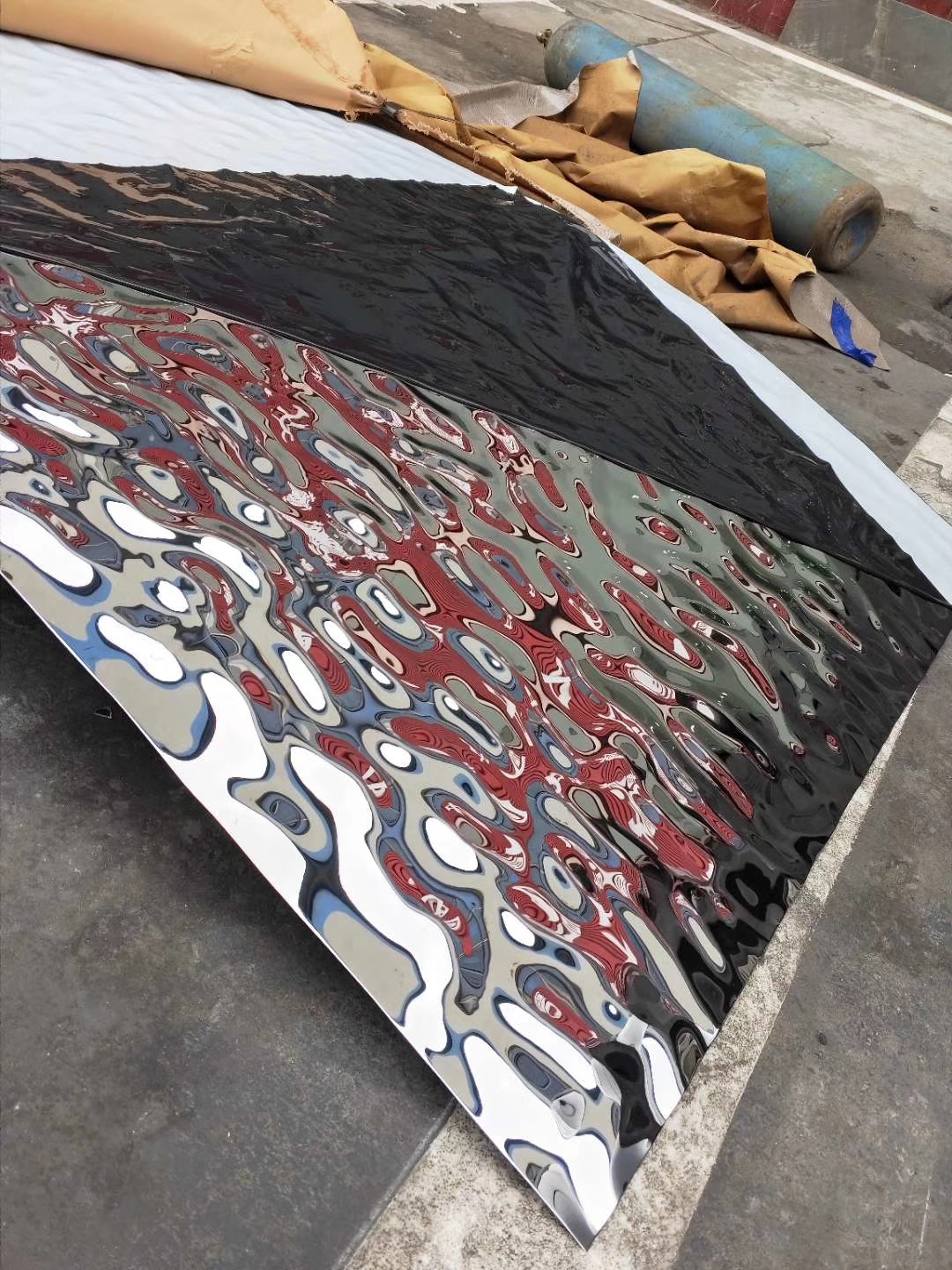 不銹鋼水波紋板 不銹鋼水波紋板廠家 波紋板批發(fā) 哪里生產(chǎn)波紋板 304不銹鋼花紋板