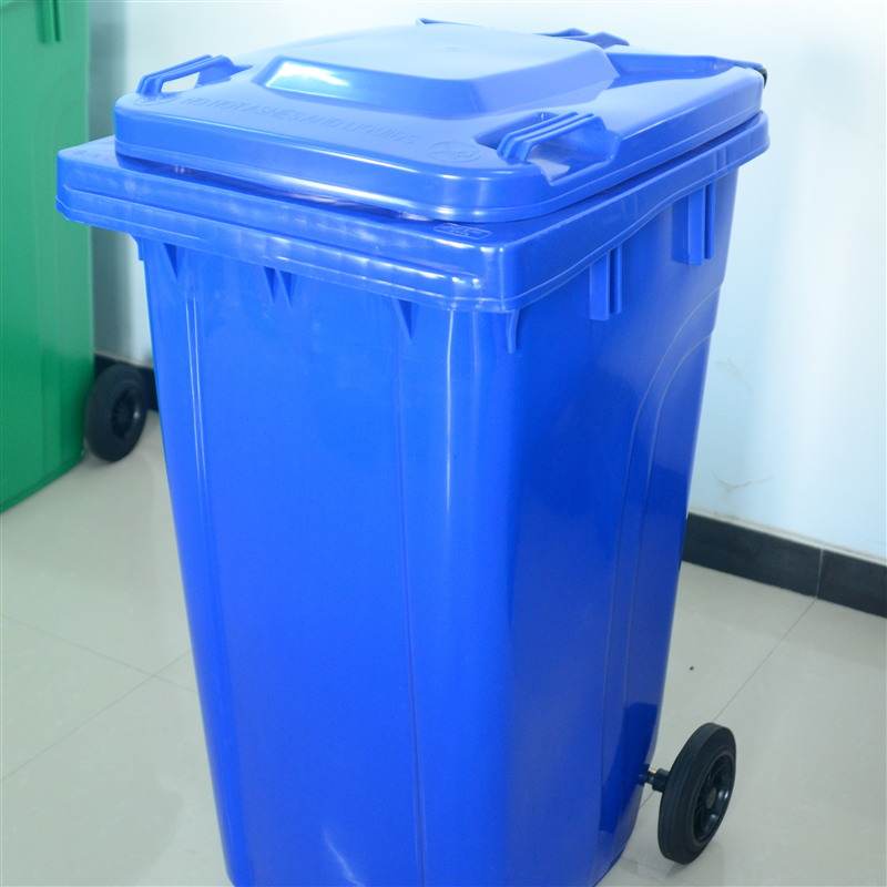 垃圾桶 戶外環(huán)衛(wèi)240升大號物業(yè)街道塑料分類垃圾箱廠家