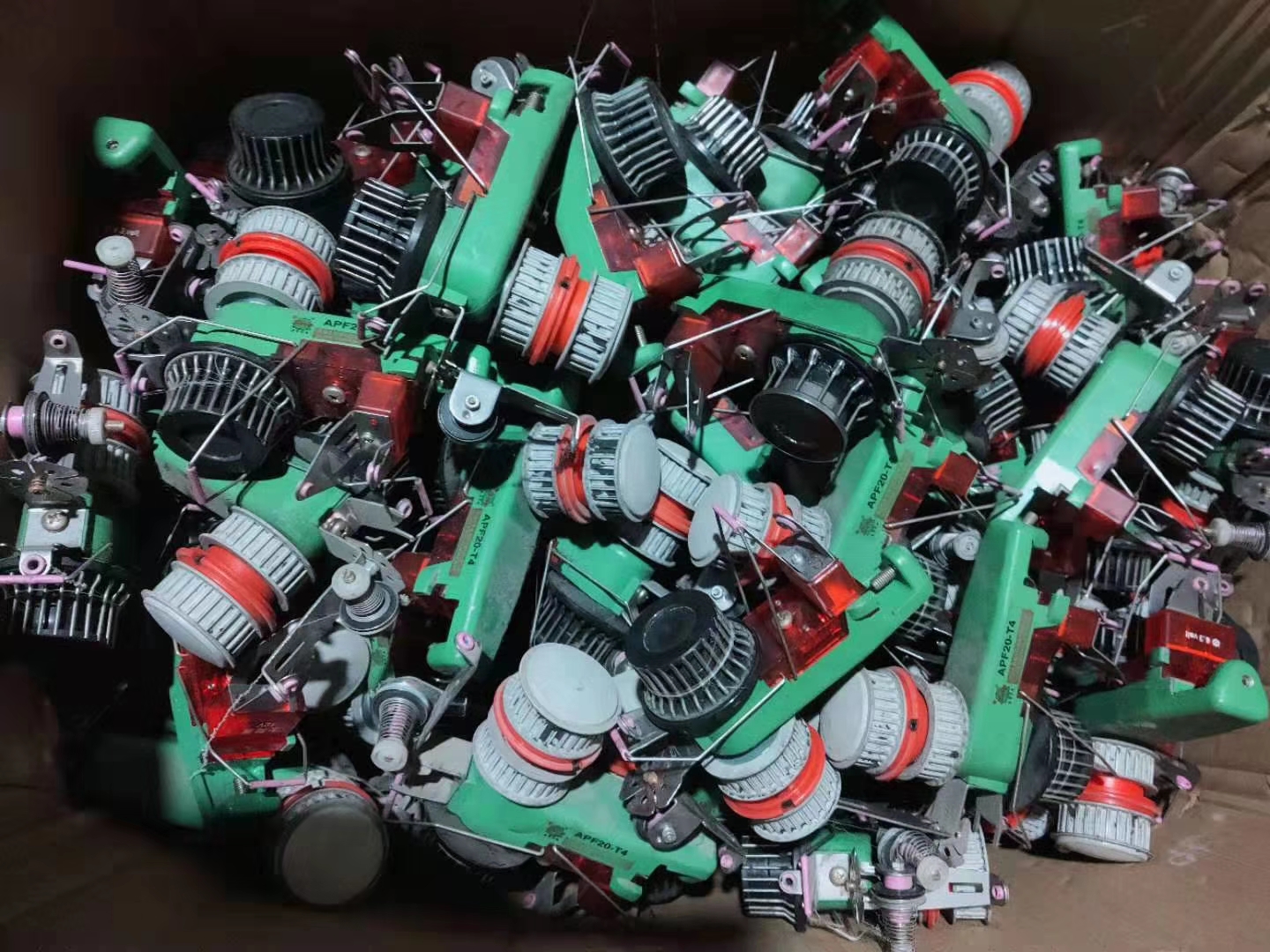 二手大圓機(jī)配件輸紗器美名格賽美格地球齒帶牙帶