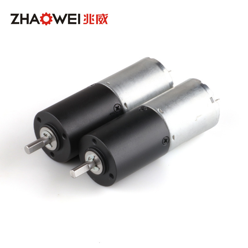 微型減速電機24mm金屬12v 升降減速馬達 智能鎖電機 24mm金屬減速電機