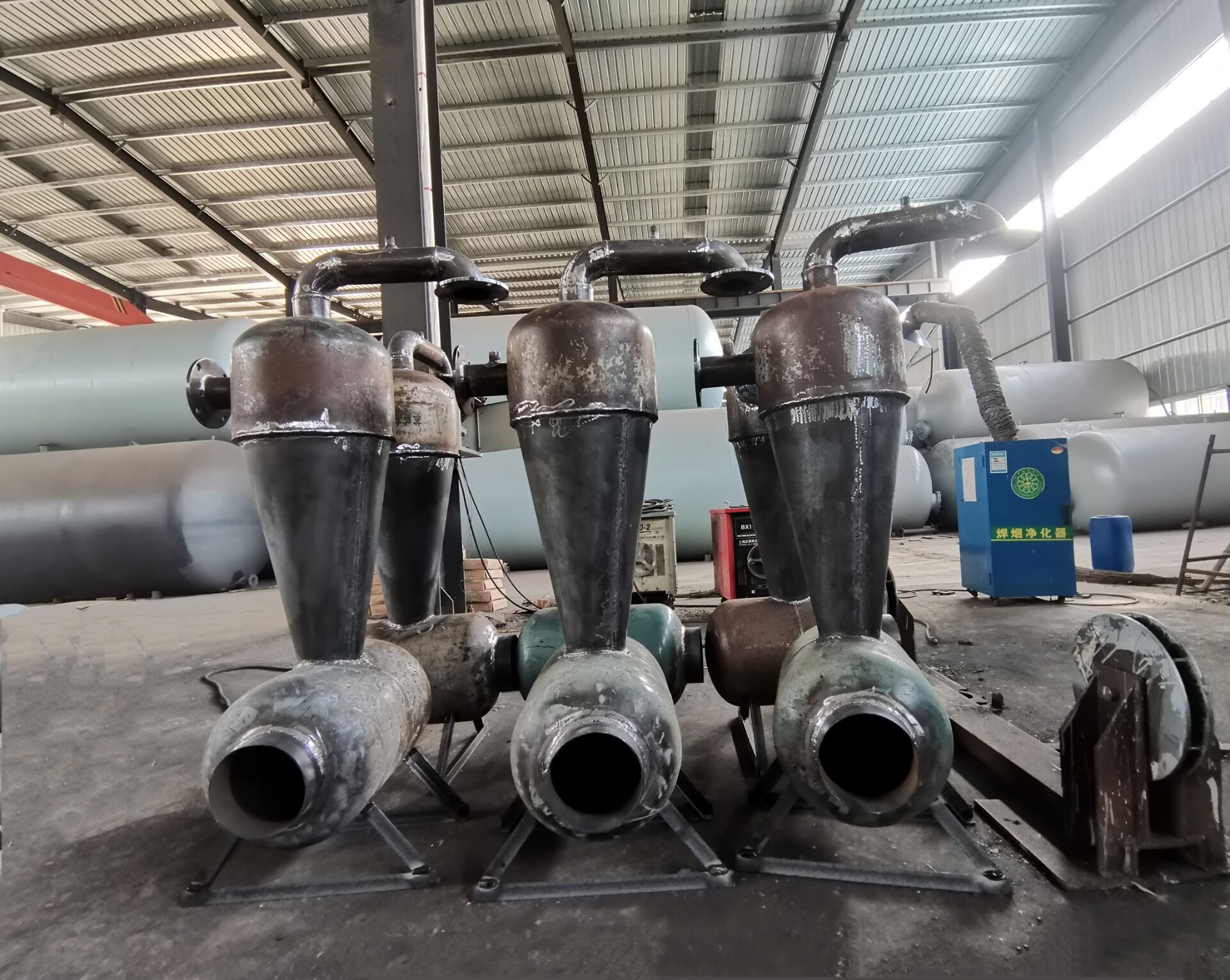 新型旋流除砂器——河南鄭龍自行研發(fā)產(chǎn)品，用于含沙水質(zhì)