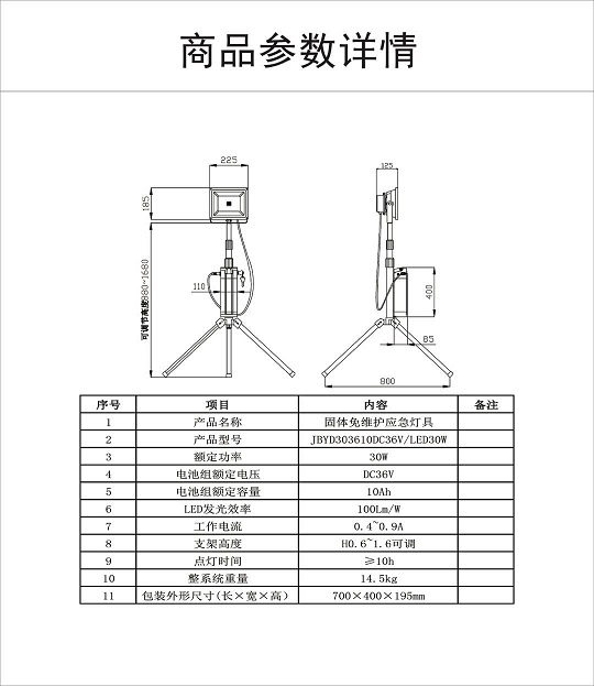 呂梁光宇勁貝固體免維護(hù)應(yīng)急燈具