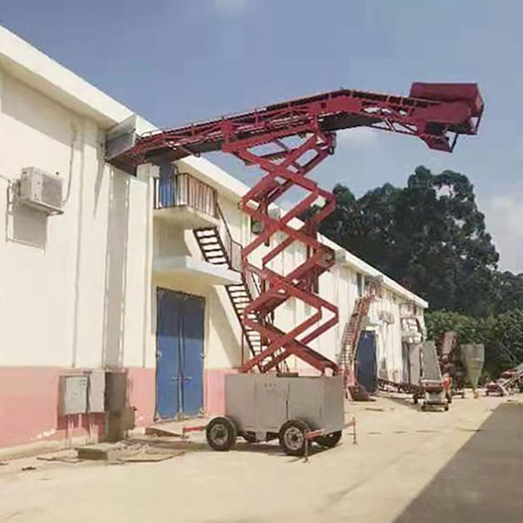 裝倉設備制造廠家大型移動式液壓升降補倉機堅固耐用久經考驗糧庫設備售價咨詢