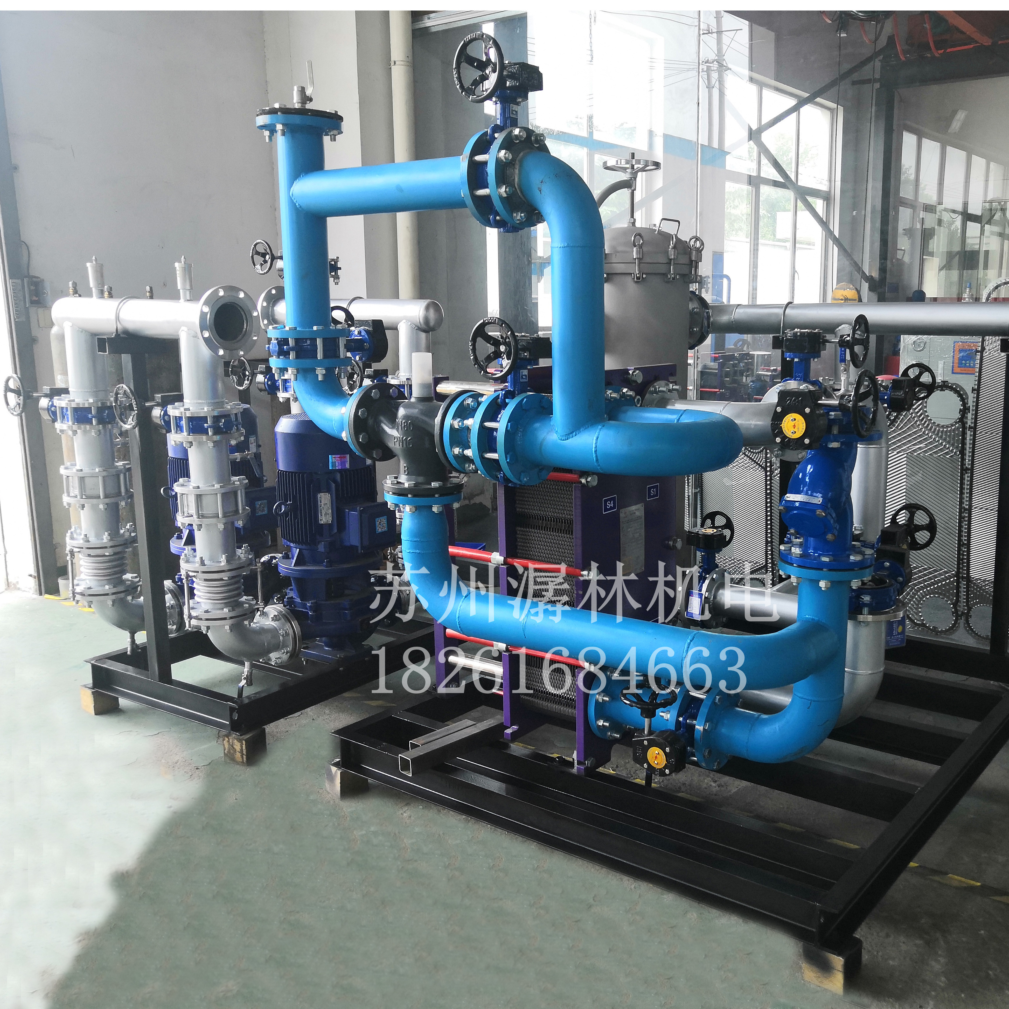 供應板式水水換熱機組 蘇州潺林板式換熱機組