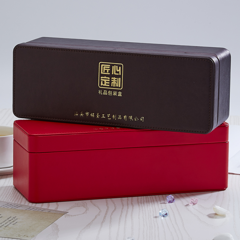 精美茶葉禮盒套裝定制 茶葉包裝*禮品盒通用鋁罐紅茶茶葉罐空盒子高端大氣禮盒空盒定制