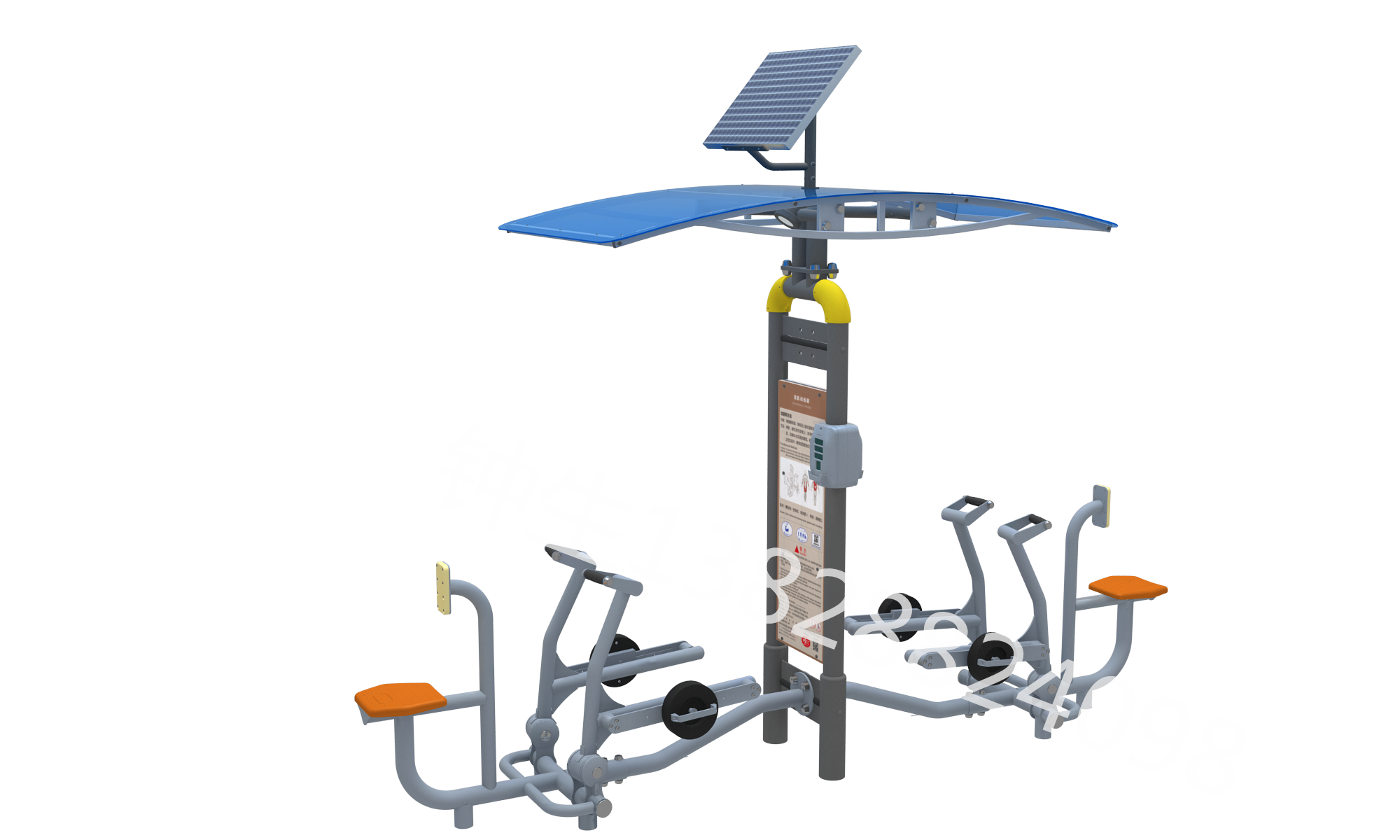 河北智能健身路徑，太陽能智能健身器材，戶外智能健身器材上新