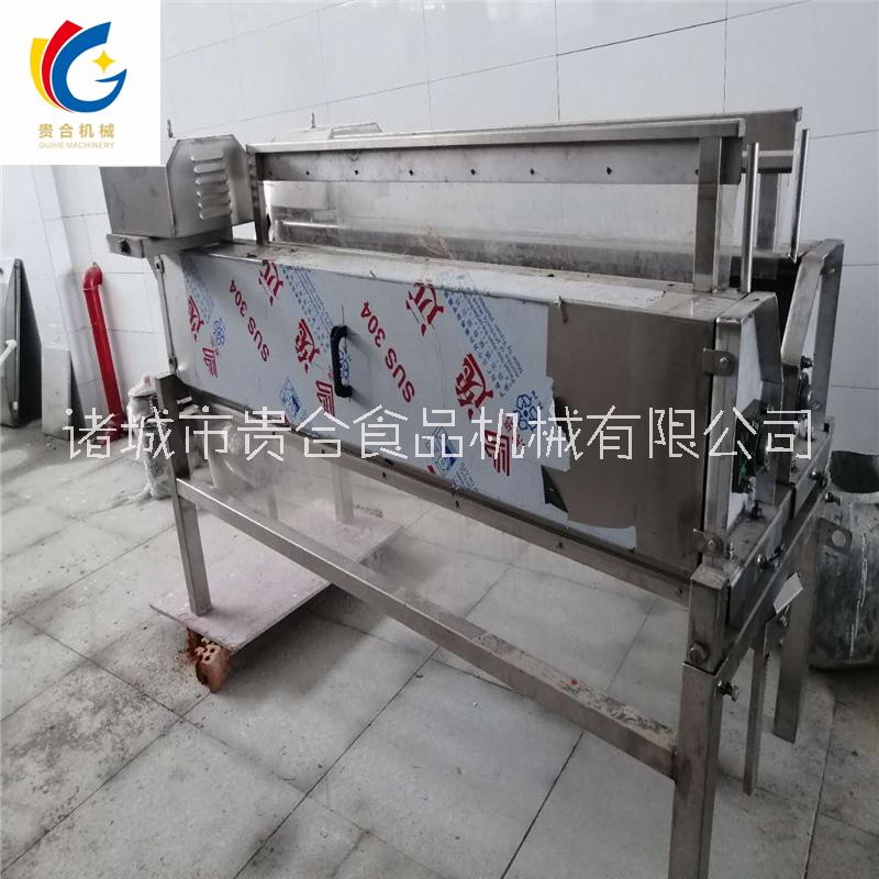家禽框架式自動(dòng)打脖機(jī)頭頸脫毛機(jī) 雞鴨脖頸打毛機(jī)