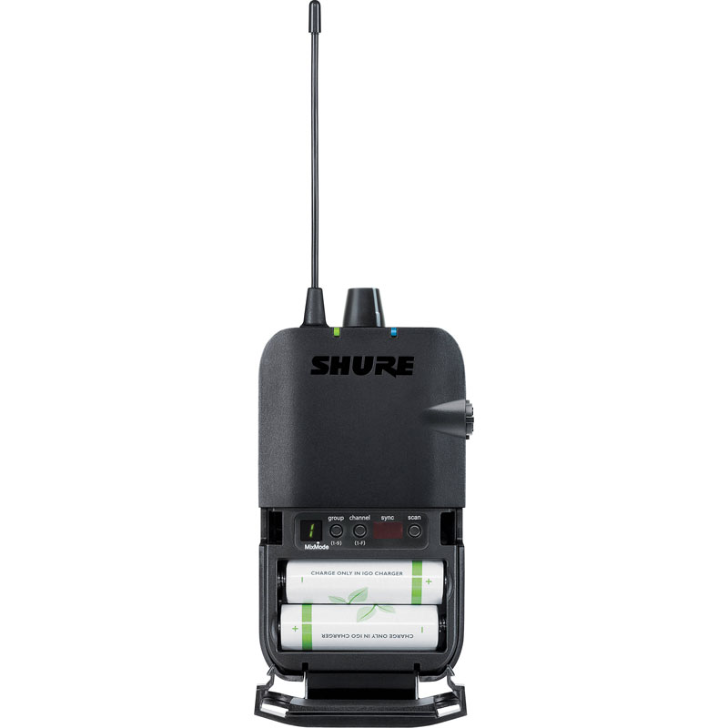 Shure P3R 舒爾無線腰包接收機(jī) 立體聲舞臺返送耳機(jī)系統(tǒng) 歌手舞臺無線耳返耳機(jī)系統(tǒng)