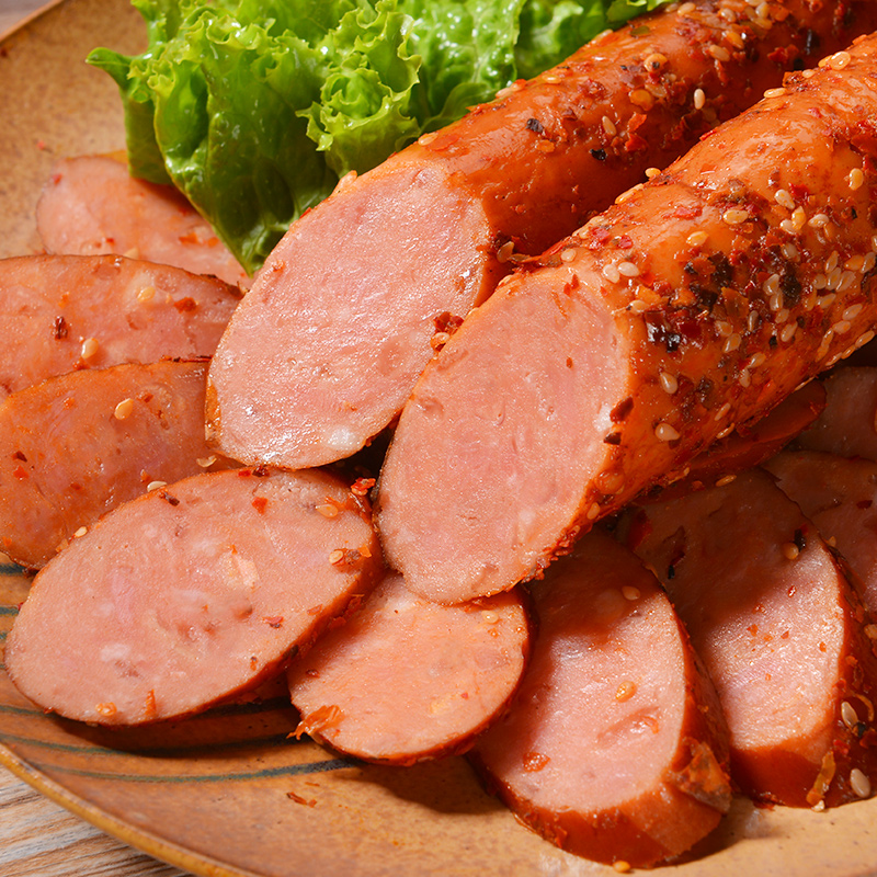 金鑼鮮辣烤腸180g*20支整箱香辣烤腸火腿切片 餐飲冷盤熟食