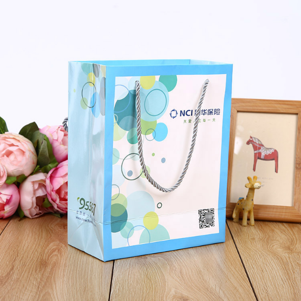 禮品包裝 手提袋 白卡紙手提購物袋 紙袋定做 創(chuàng)意彩印手提袋 購物紙袋