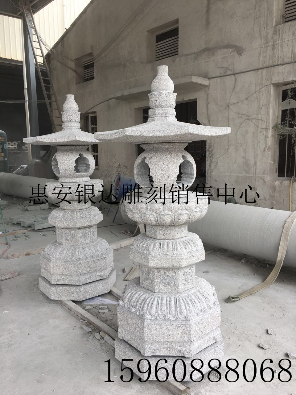 石雕燈籠 景觀燈籠 園林景觀擺件廠家直銷(xiāo)各個(gè)花崗巖特色燈籠