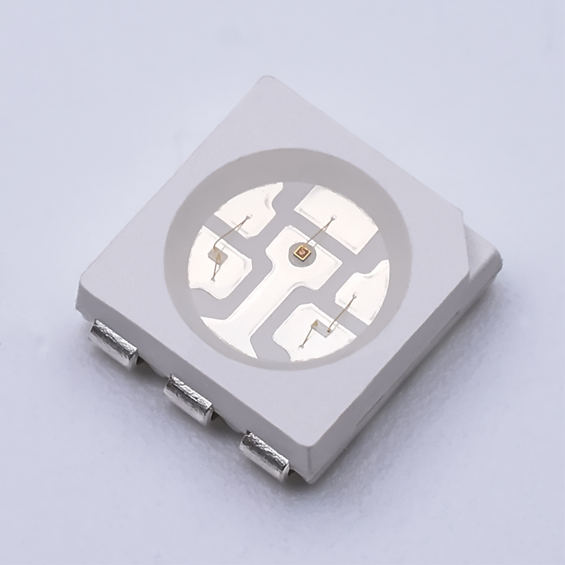 5050rgb燈珠貼片 三安高亮5050貼片rgb燈珠七彩燈珠發(fā)光二極管工廠直銷