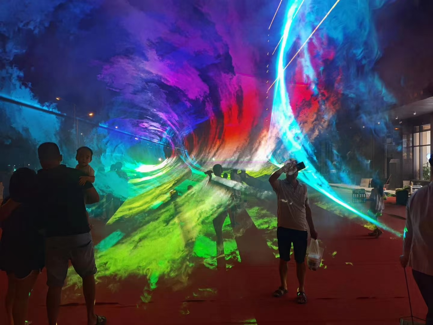湖南夜景光電 大功率戶外激光  全彩激光燈 YJ-RGB-10W