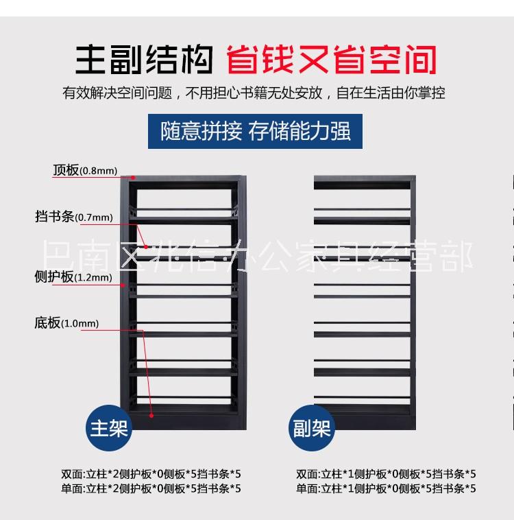 供應(yīng)學(xué)校單雙面資料架閱覽室書(shū)架