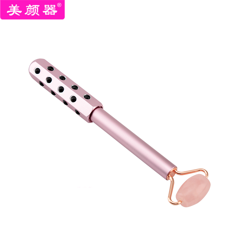 廠家直銷30鍺粒玉石按摩棒V臉棒家用按摩美容棒美容儀批發(fā)