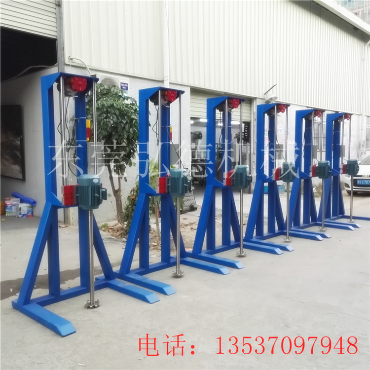供應(yīng)高溫粘結(jié)劑混合攪拌器 聚氯乙烯膠泥高速電動(dòng)分散機(jī) 吊葫蘆