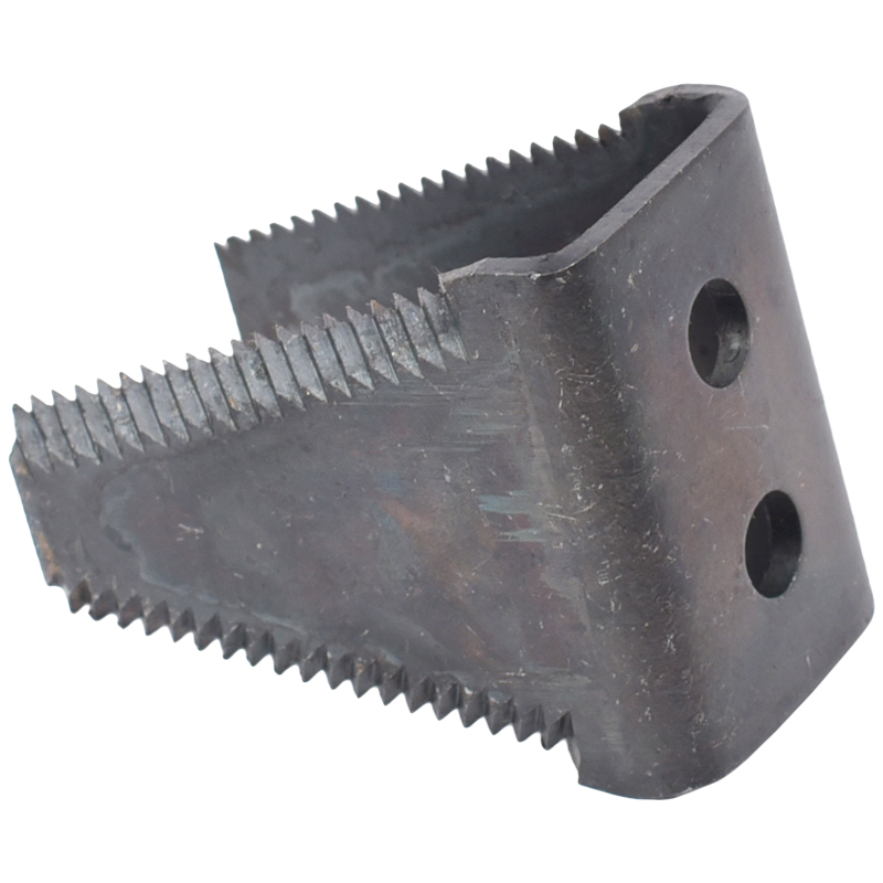 U型定刀收割機(jī)配件 65mm圓孔 U形定刀 粉碎機(jī)定刀 鋸齒U形刀 收割機(jī)配件 粉碎機(jī)合金刀 農(nóng)機(jī)配件加工定做