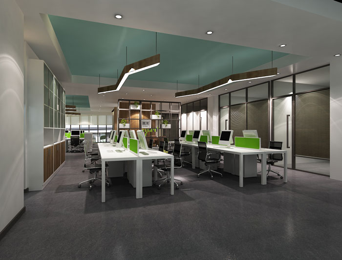 西安貿(mào)易公司辦公樓裝修設(shè)計(jì)效果圖西安辦公室裝修公司