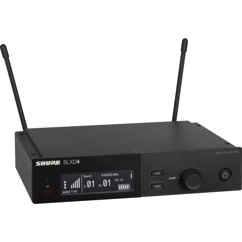 Shure SLXD14/93 舒爾一拖一無線領(lǐng)夾話筒 新品腰包領(lǐng)夾無線麥克風(fēng)話筒 單通道無線話筒 SLXD14CN