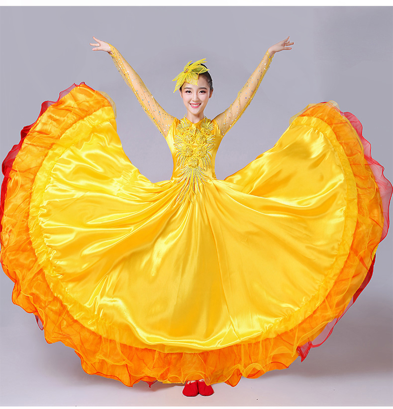 大擺裙演出服廠家   大擺裙演出服廠家優(yōu)質(zhì)  大擺裙演出服廠家批發(fā)價