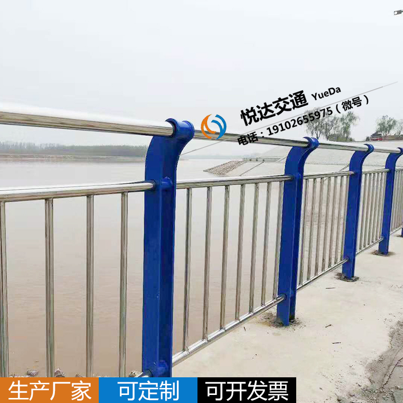 橋梁防撞護(hù)欄不銹鋼復(fù)合管河道溝渠防撞交通路安鍍鋅橋梁護(hù)欄桿生產(chǎn)廠家可定制