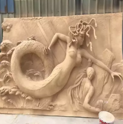玻璃鋼龍鳳浮雕壁畫(huà) 揭陽(yáng)浮雕雕塑 室內(nèi)玻璃鋼浮雕雕塑壁畫(huà)