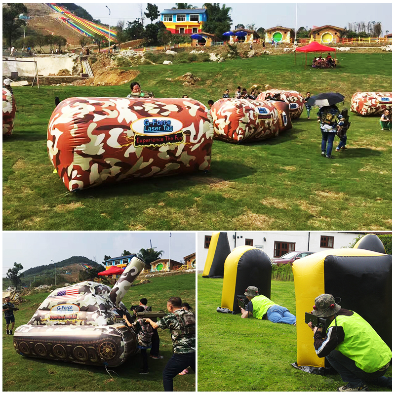 廠家定做供應(yīng)趣味道具野戰(zhàn)墻競(jìng)技真人充氣CS掩體拓展訓(xùn)練廠家